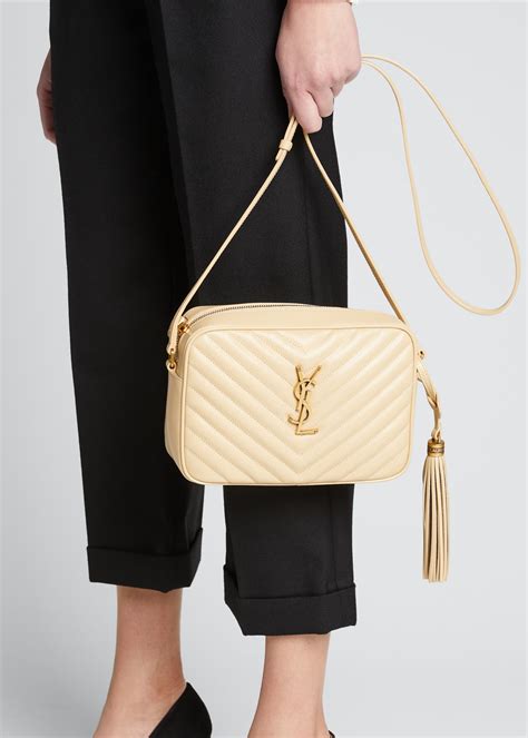 ysl monogram lou leather cross-body bag|yves saint laurent monogram bag.